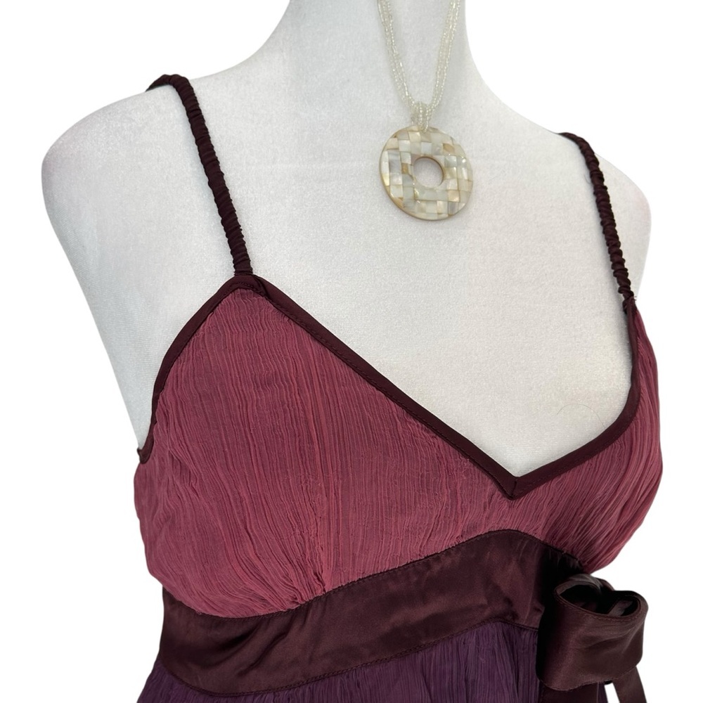 Miss Sixty Purple Layered Y2K Women's Dress - Picture 2 of 8